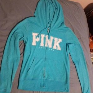 PINK zip up hoodie